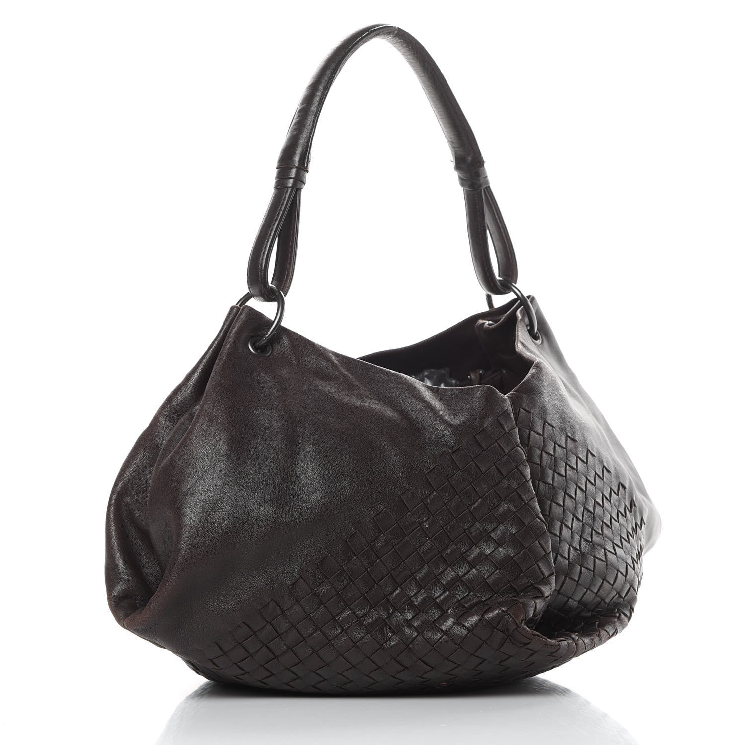 Bottega Veneta Nappa Intrecciato Aquilone Fortune Cookie Hobo Ebano 3 of 16