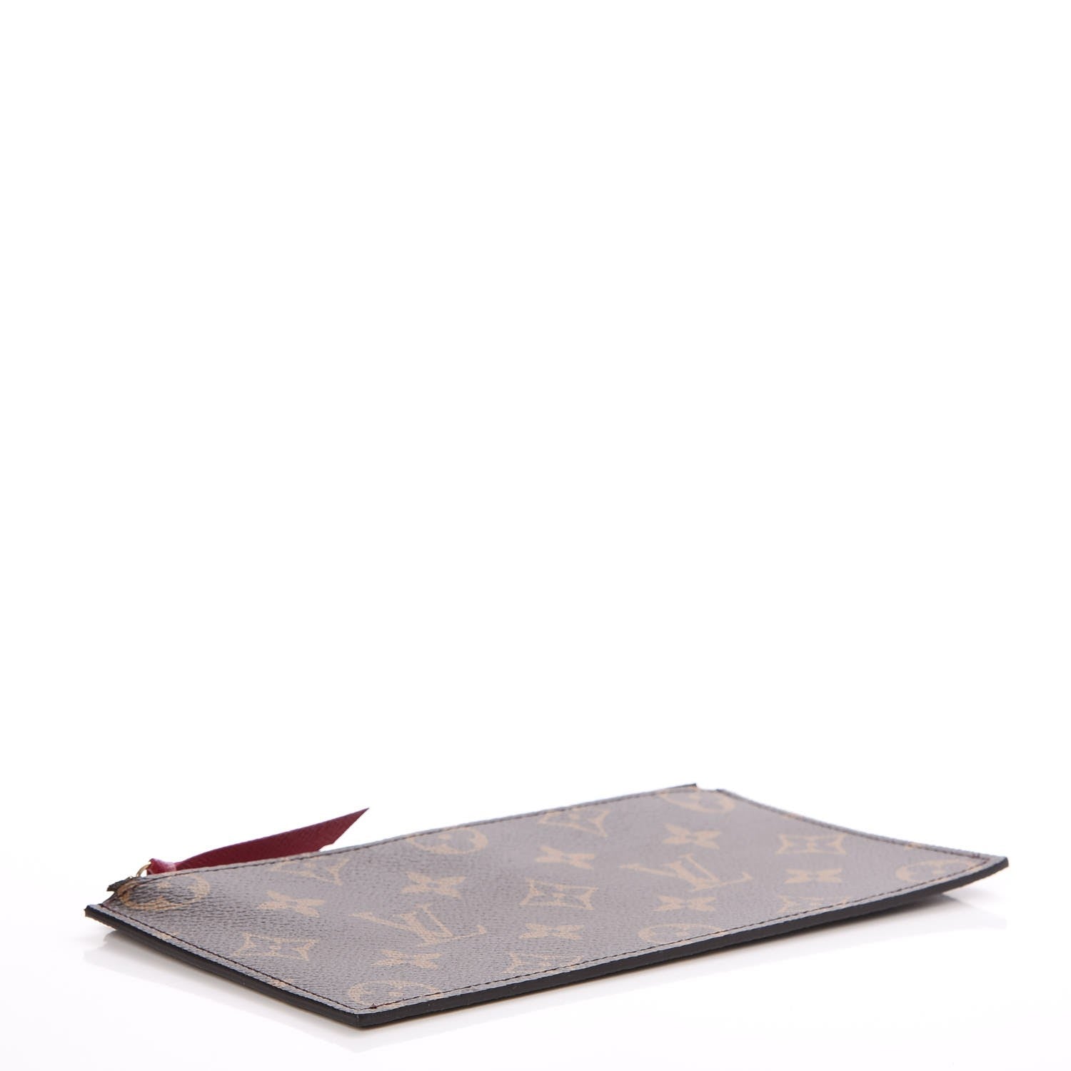Louis Vuitton Monogram Felicie Chain Wallet Zippered Insert Fuchsia 4 of 6