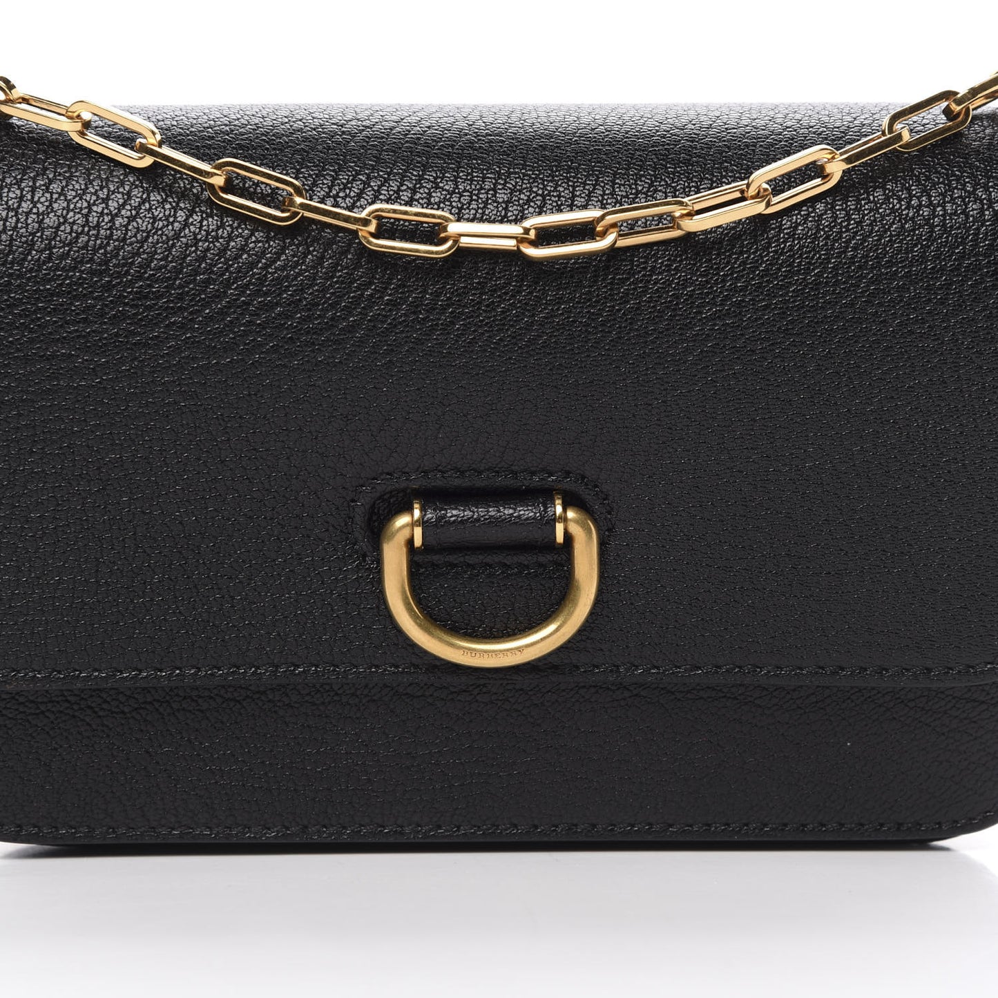 Hayes Goatskin D-Ring Mini Bag Black