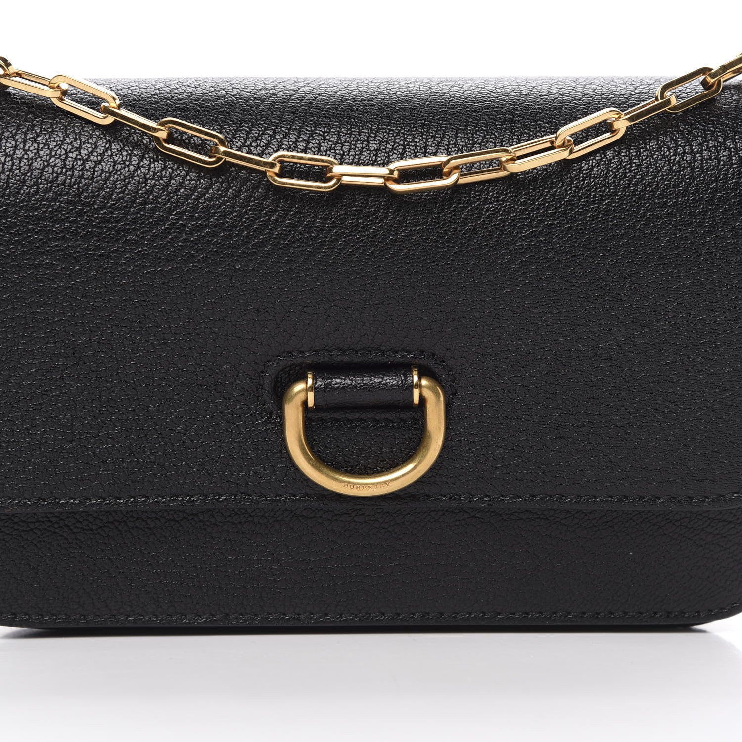 Burberry Hayes Goatskin D-Ring Mini Bag Black 8 of 10