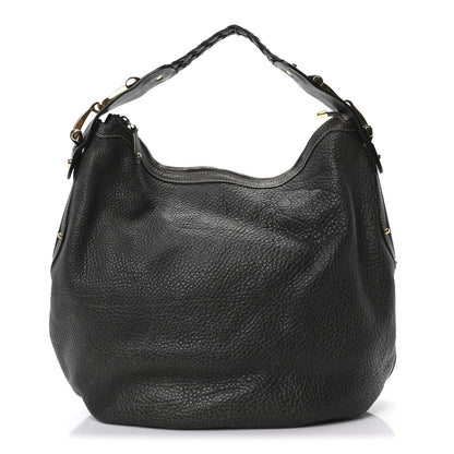 Gucci Pebbled Calfskin Medium Pelham Hobo Black 1 of 10