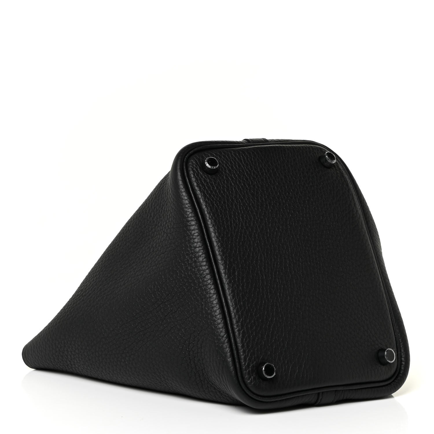 Hermes Taurillon Clemence Monochrome Picotin Lock 18 PM Black 4 of 10