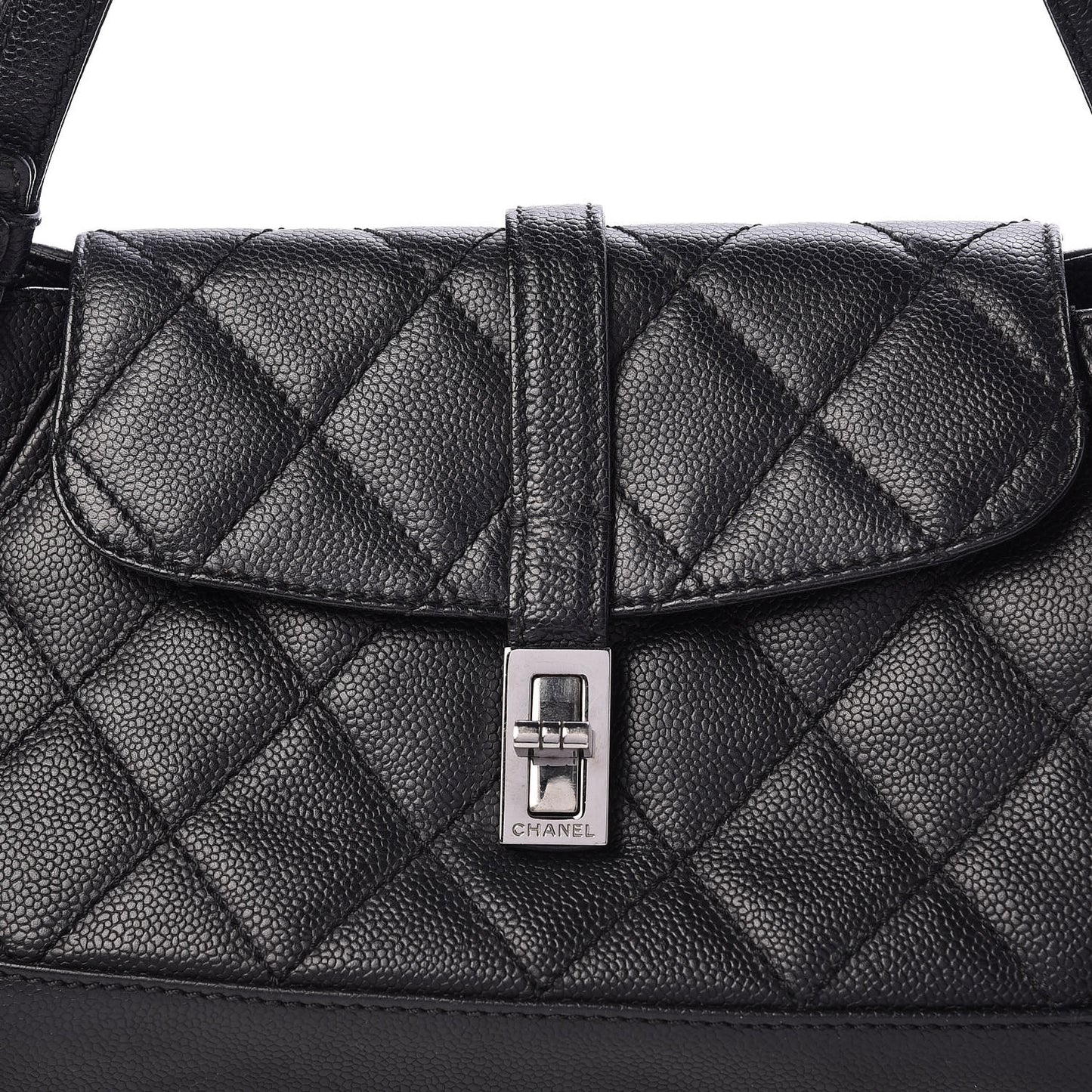 Caviar Mademoiselle Flap Black
