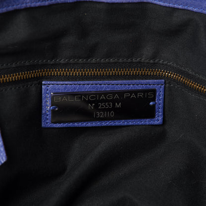 Balenciaga Agneau Classic Hardware Work Bleu Lavande 6 of 14