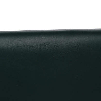 Mansur Gavriel Calfskin Envelope Flat Clutch Dark Green 9 of 13