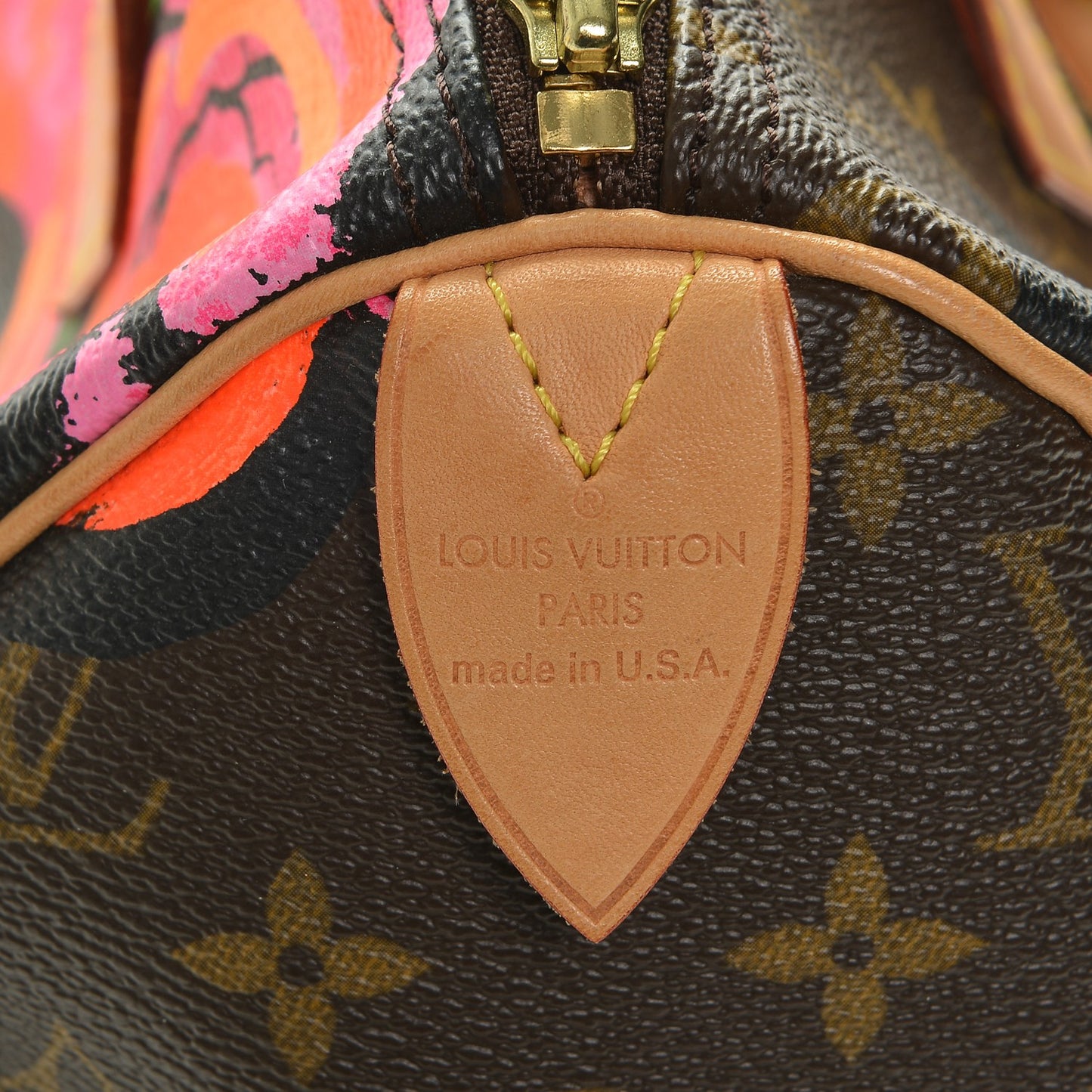 Monogram Roses Speedy 30