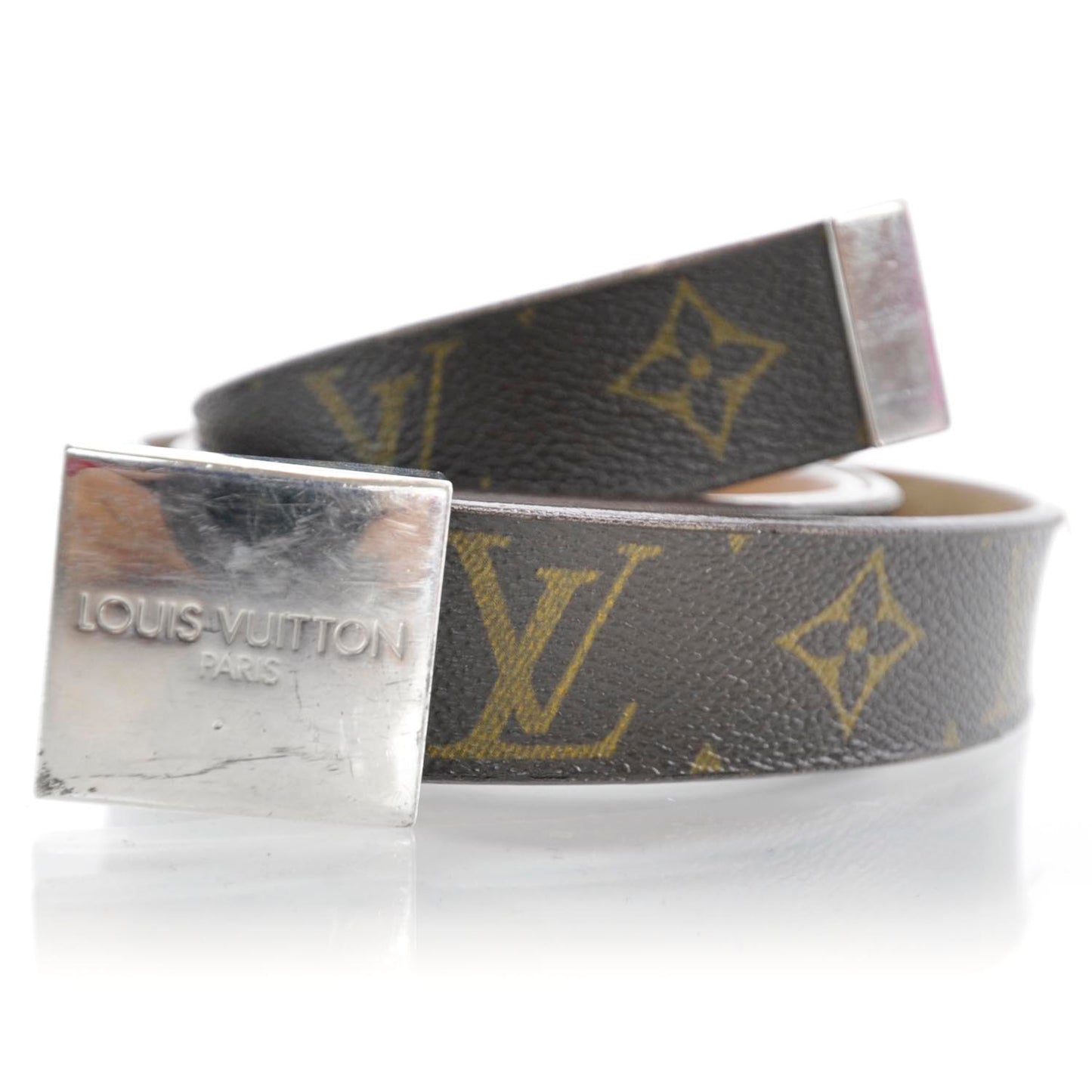 Monogram LV Paris Buckle Belt