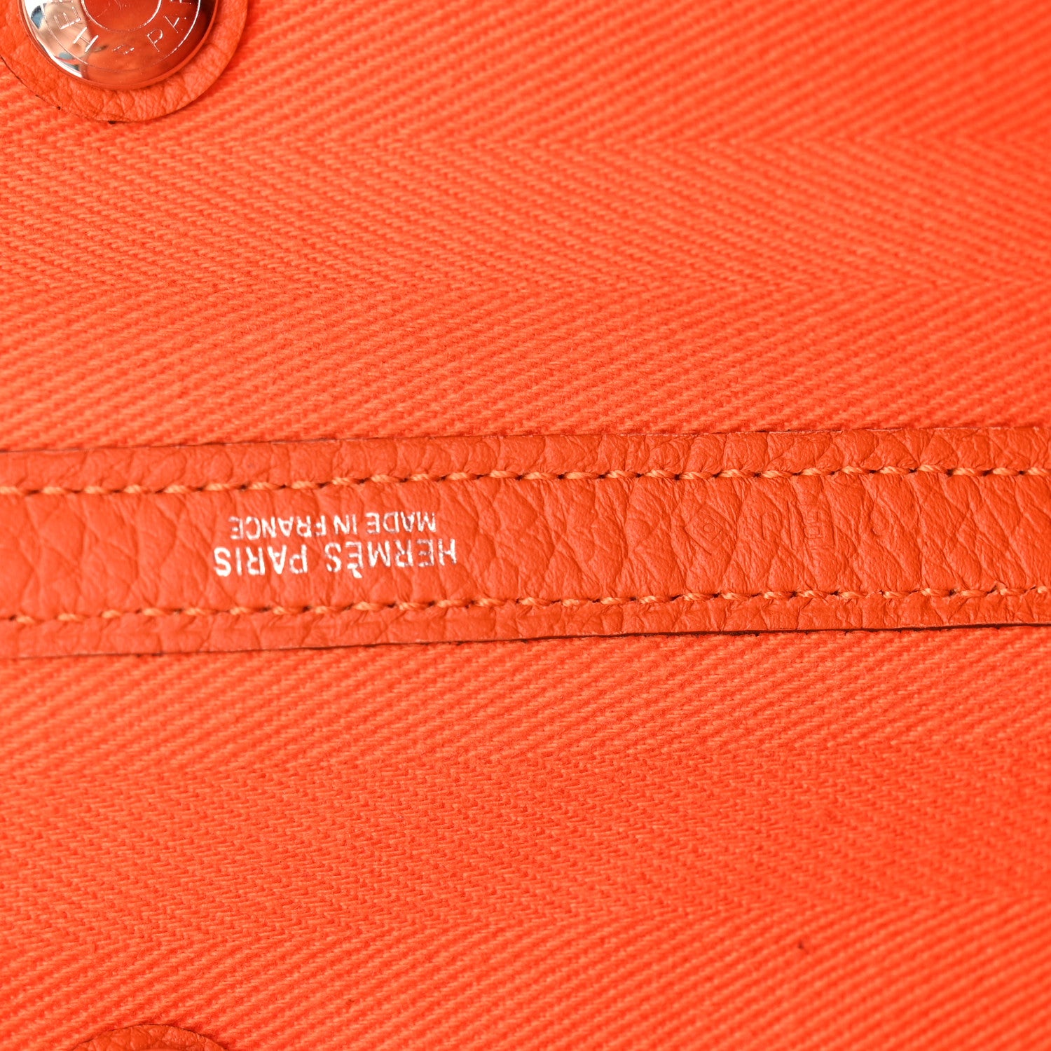 Hermes Toile Negonda Garden Party Tote 36 MM Orange 6 of 11