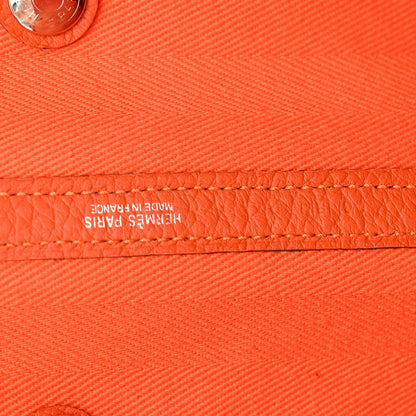Hermes Toile Negonda Garden Party Tote 36 MM Orange 6 of 11