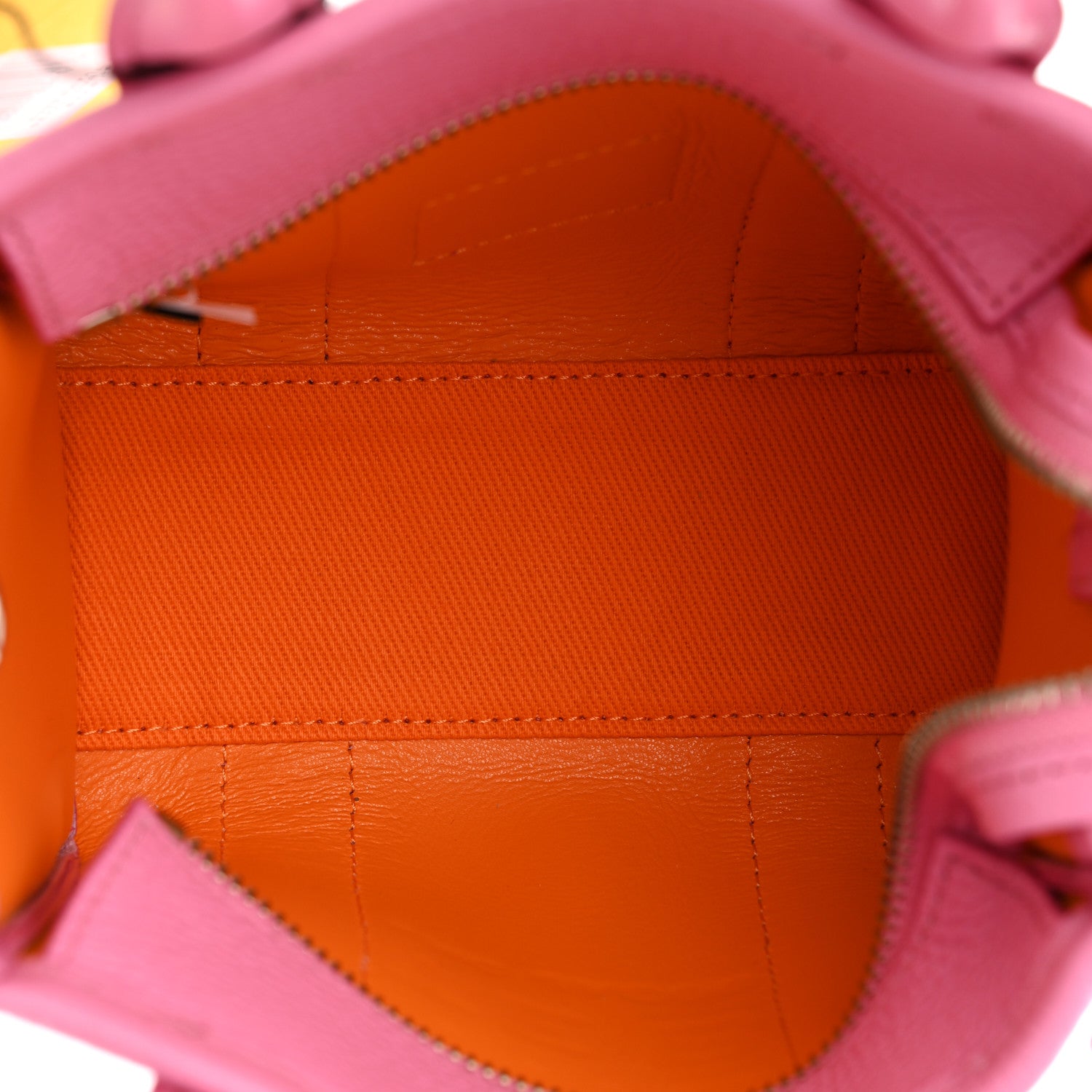 Marc Jacobs Grained Calfskin Mini The Tote Bag Candy Pink 5 of 10