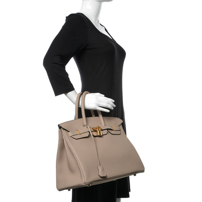 Hermes Togo Birkin 35 Gris Tourterelle 2 of 34