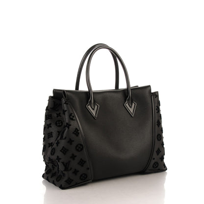 Louis Vuitton Veau Cachemire Tote W PM Black 3 of 7