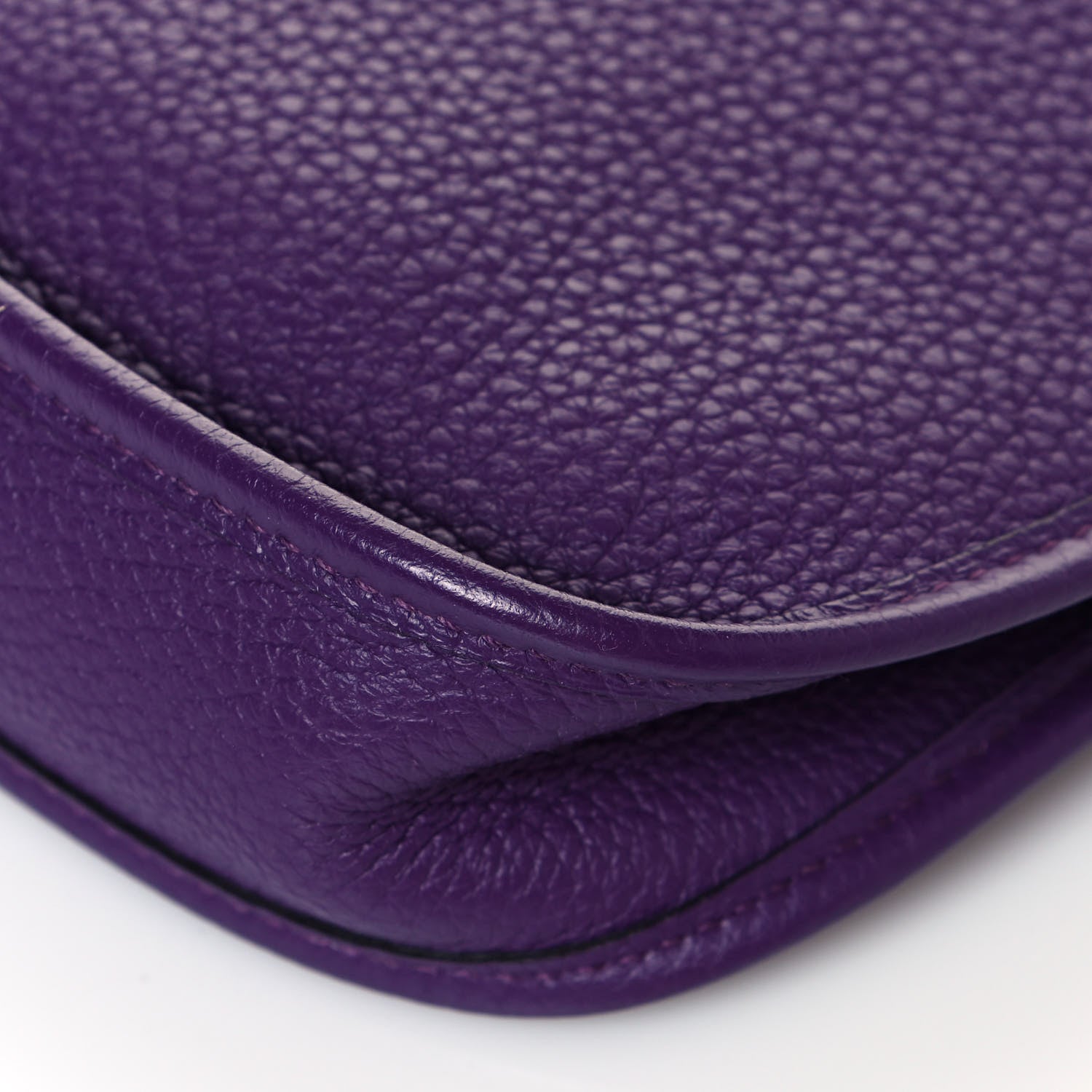 Hermes Taurillon Clemence Amazone Evelyne TPM Ultraviolet 12 of 12