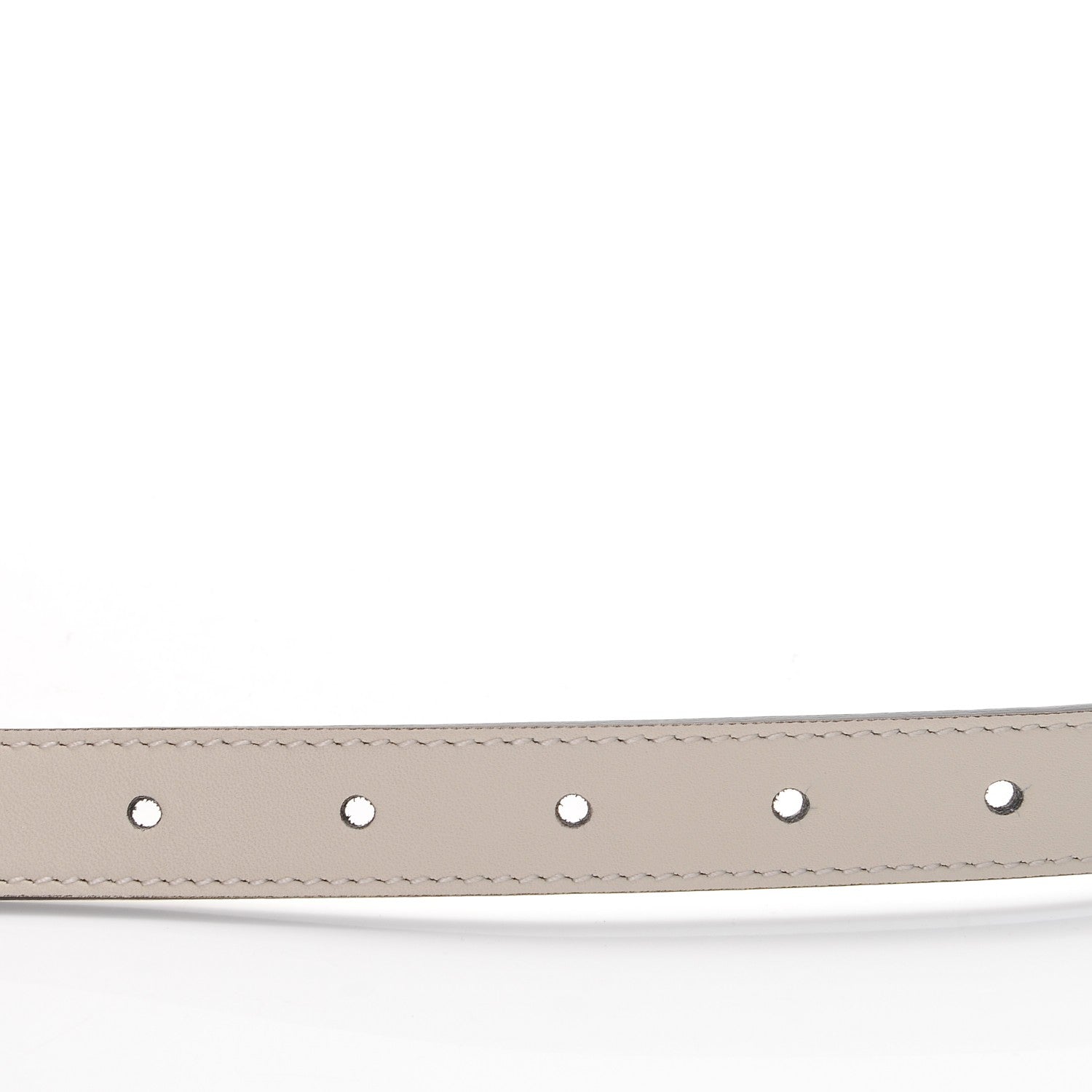 Gucci Calfskin Double G 20mm Belt 90 36 Mystic White 8 of 8