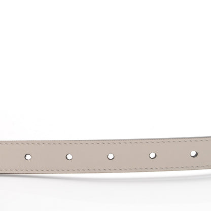 Gucci Calfskin Double G 20mm Belt 90 36 Mystic White 8 of 8