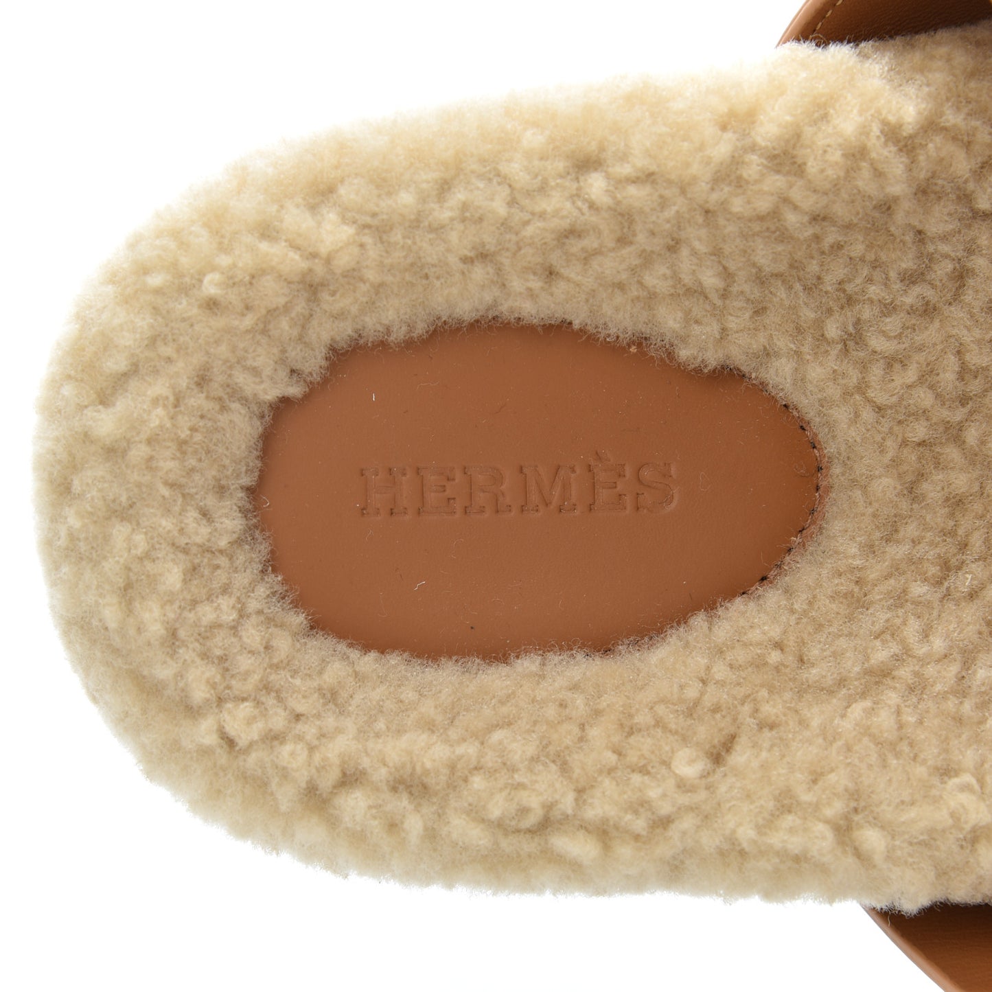 Suede Goatskin Woolskin Womens Chypre Sandals 37 Golden Beige