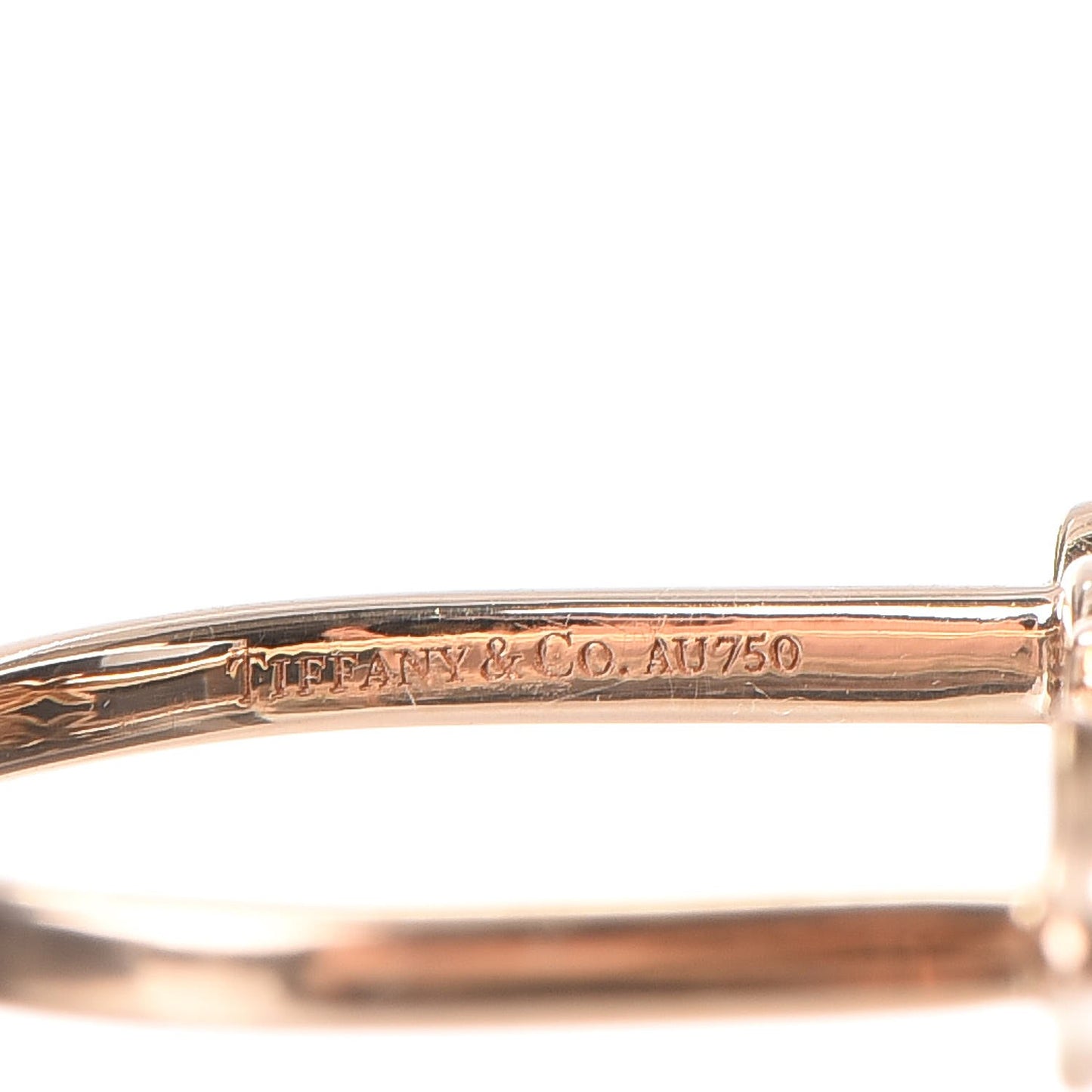 18K Rose Gold Paloma's Graffiti Arrow Ring 53.5 6.5