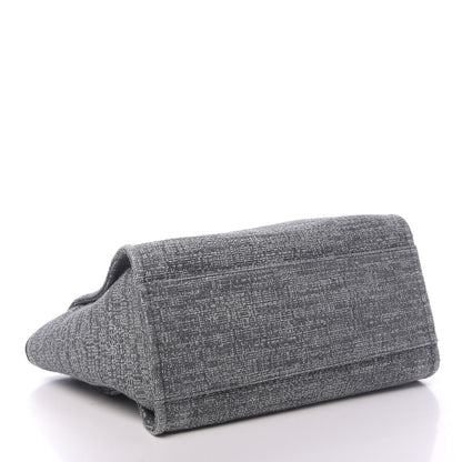 Chanel Canvas Medium Deauville Tote Charcoal 3 of 9