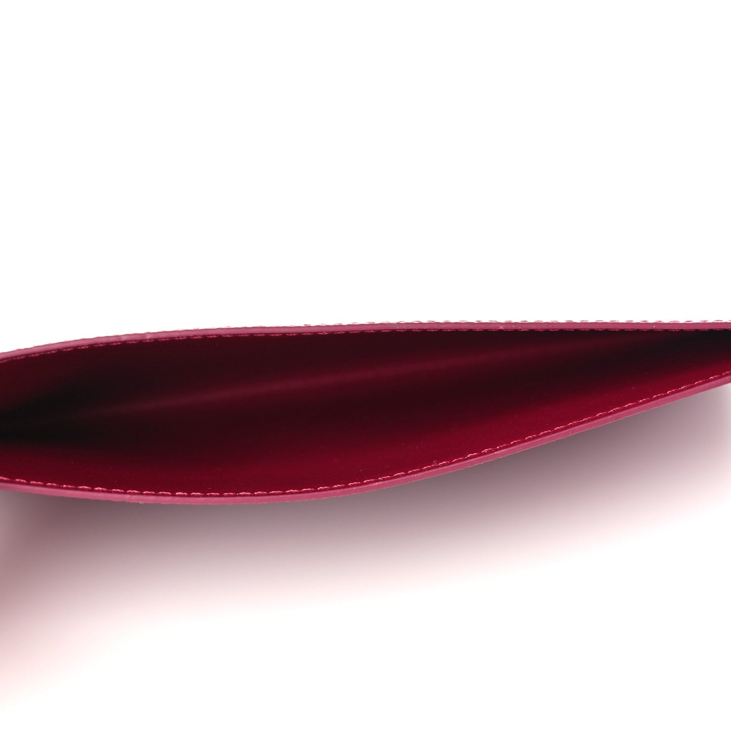 Calfskin Felicie Card Holder Insert Fuchsia