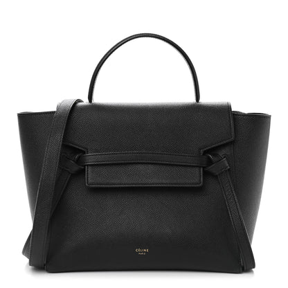 Celine Grained Calfskin Micro Belt Bag Black 1 of 16
