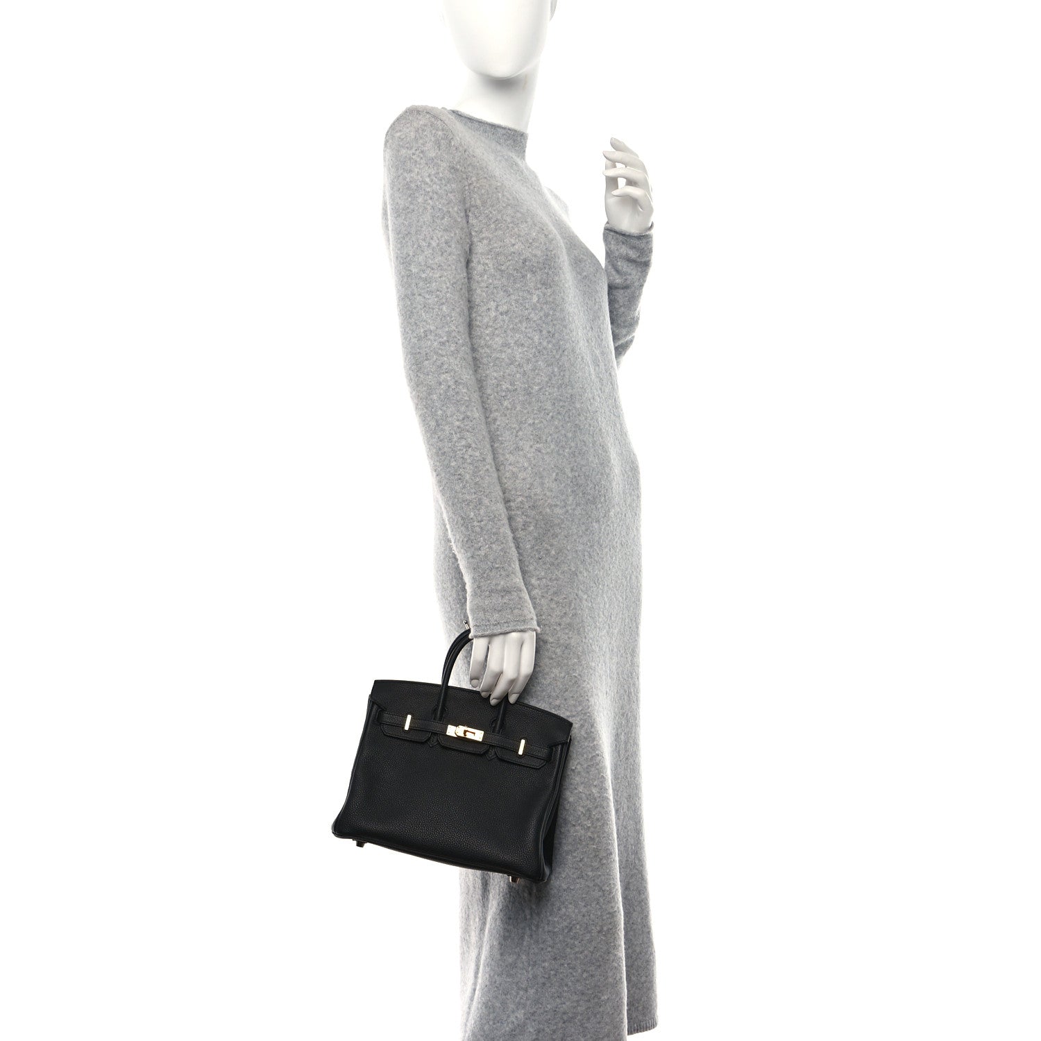 Hermes Togo Birkin 25 Black 2 of 12