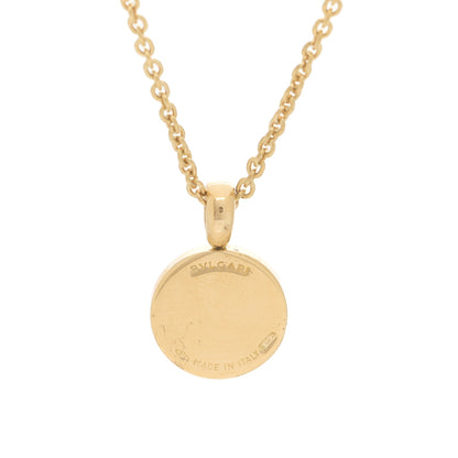 Bulgari 18K Yellow Gold Diamond BVLGARI BVLGARI Pave Pendant Necklace 5 of 5