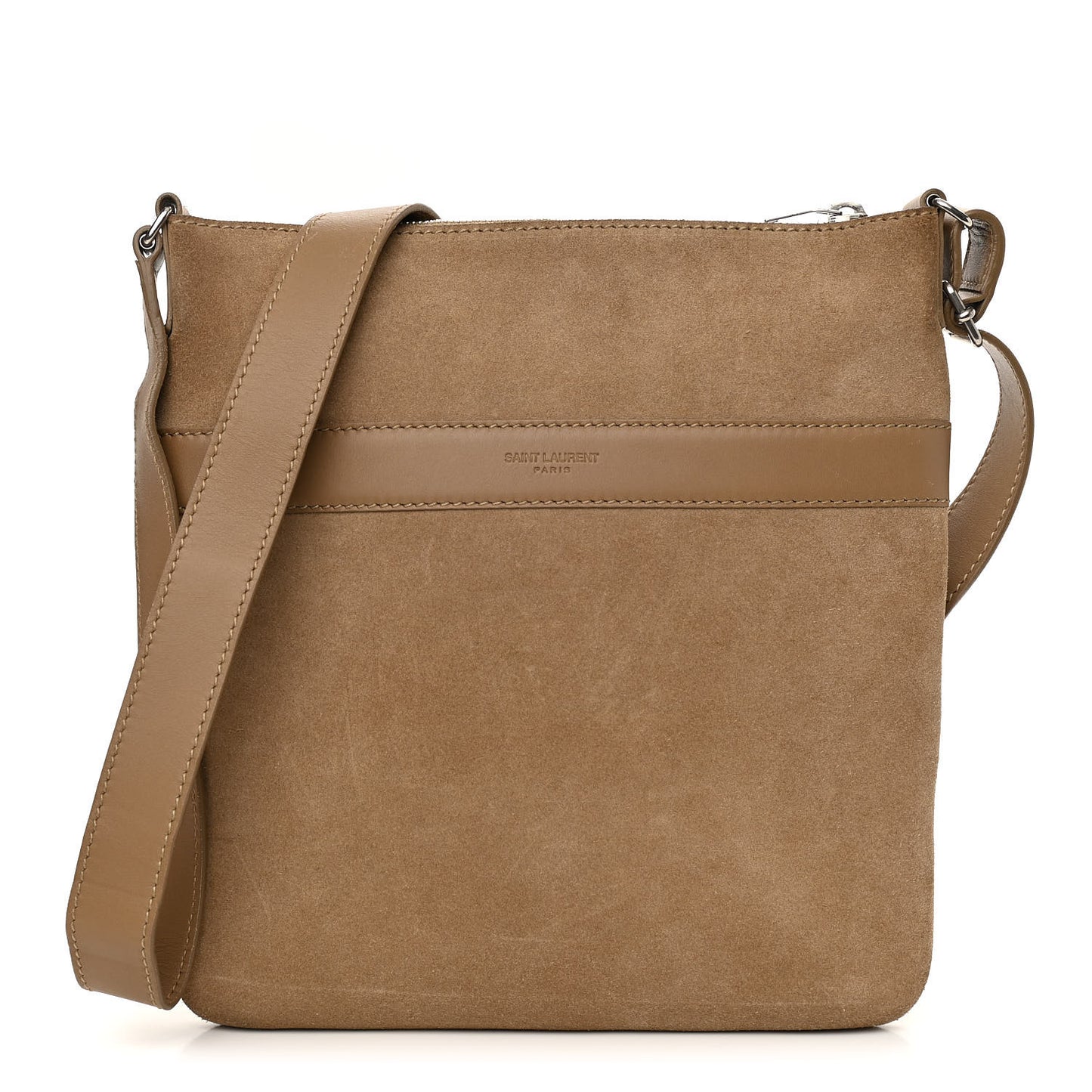 Suede Crossbody Beige