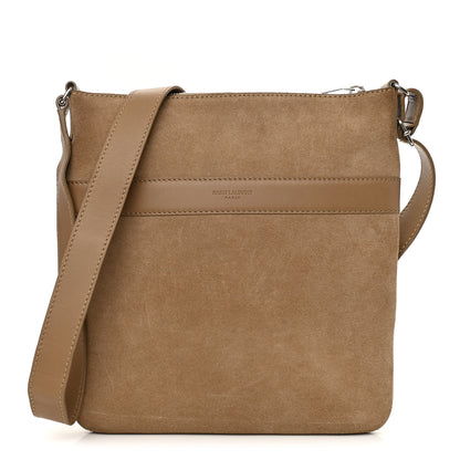 Saint Laurent Suede Crossbody Beige 1 of 12