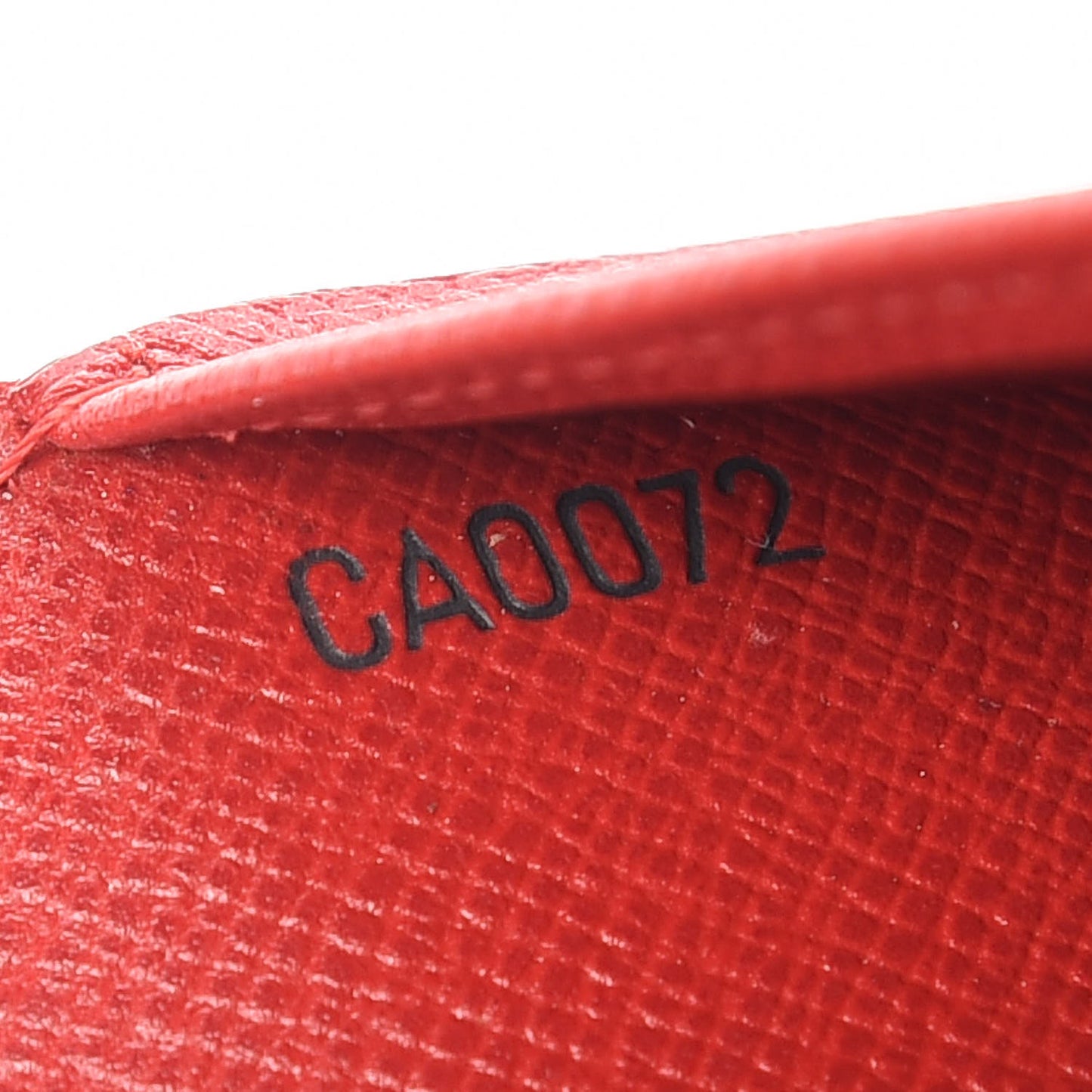 Epi Small Ring Agenda Cover Castillan Red