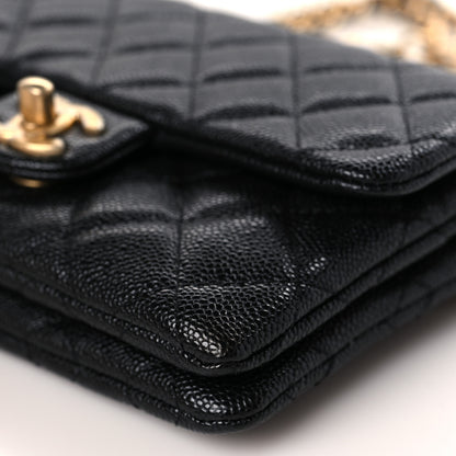 Chanel Shiny Caviar Pick Me Up Flap Belt Bag Black 9 of 9