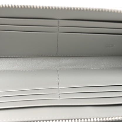 MCM Metallic Visetos Aren VI Zip Around Wallet Silver 5 of 7