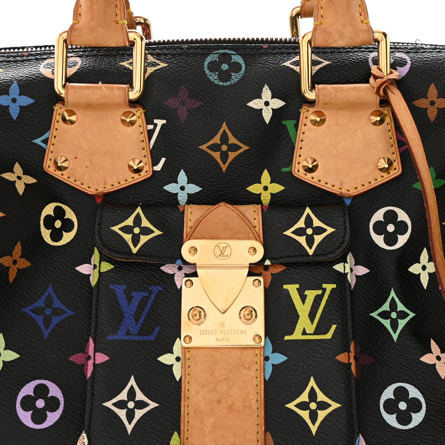 Louis Vuitton Monogram Multicolor Speedy 30 Black 7 of 18