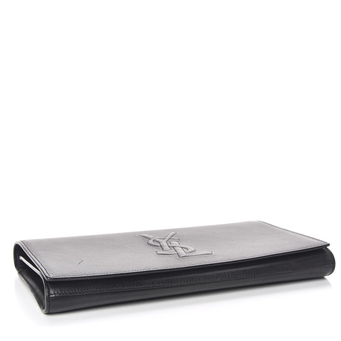 Calfskin Monogram Large Belle De Jour Clutch Black