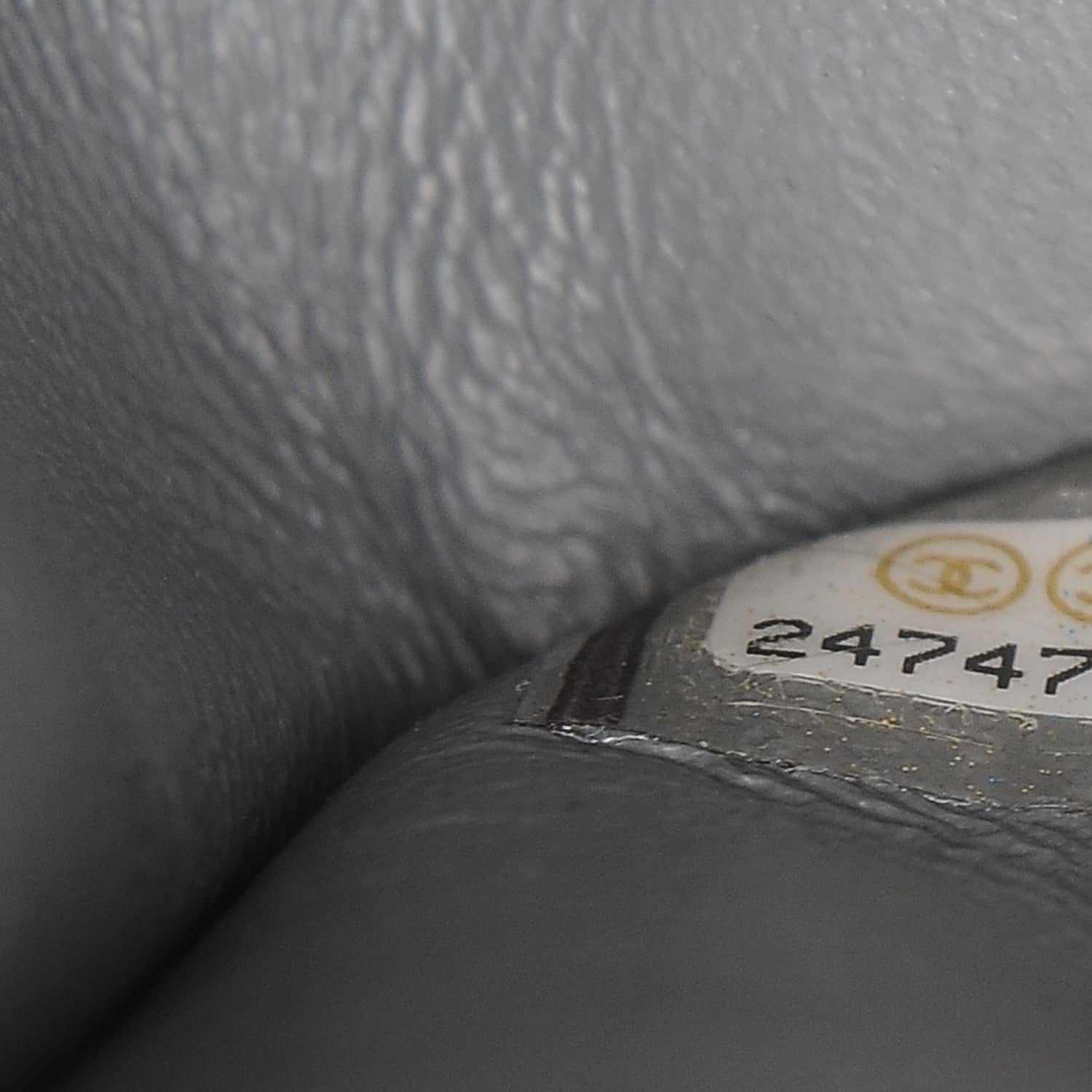 Chanel Caviar Quilted Medium Double Flap Grey 7 of 8