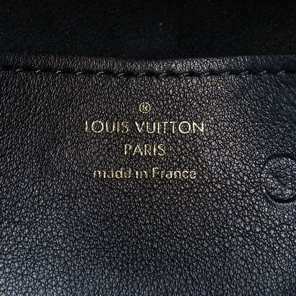 Louis Vuitton Calfskin Raffia Twist Shoulder Bag MM Black 5 of 8