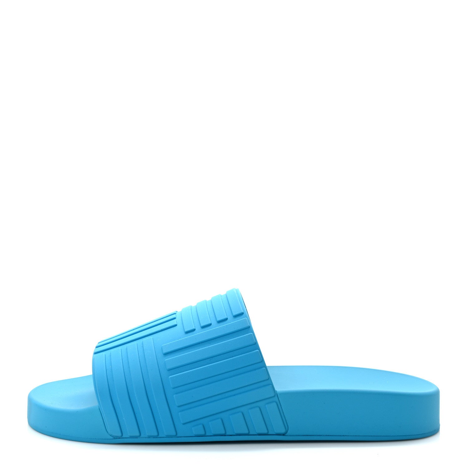 Bottega Veneta Rubber The Slider Mens Sandals 40 Amalfi Blue 1 of 7