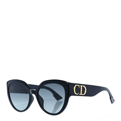Christian Dior Acetate DDiorF Cat Eye Sunglasses Black 1 of 7