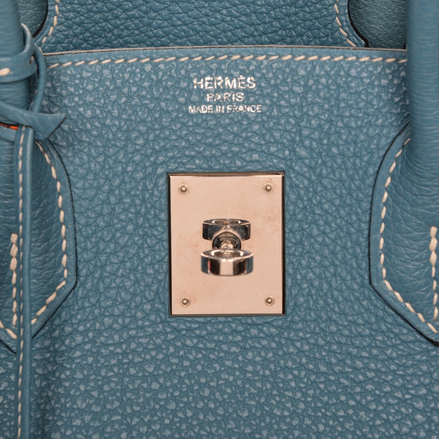 Hermes Togo Birkin 30 Blue Jean 14 of 27