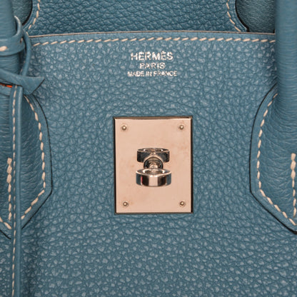 Hermes Togo Birkin 30 Blue Jean 14 of 27