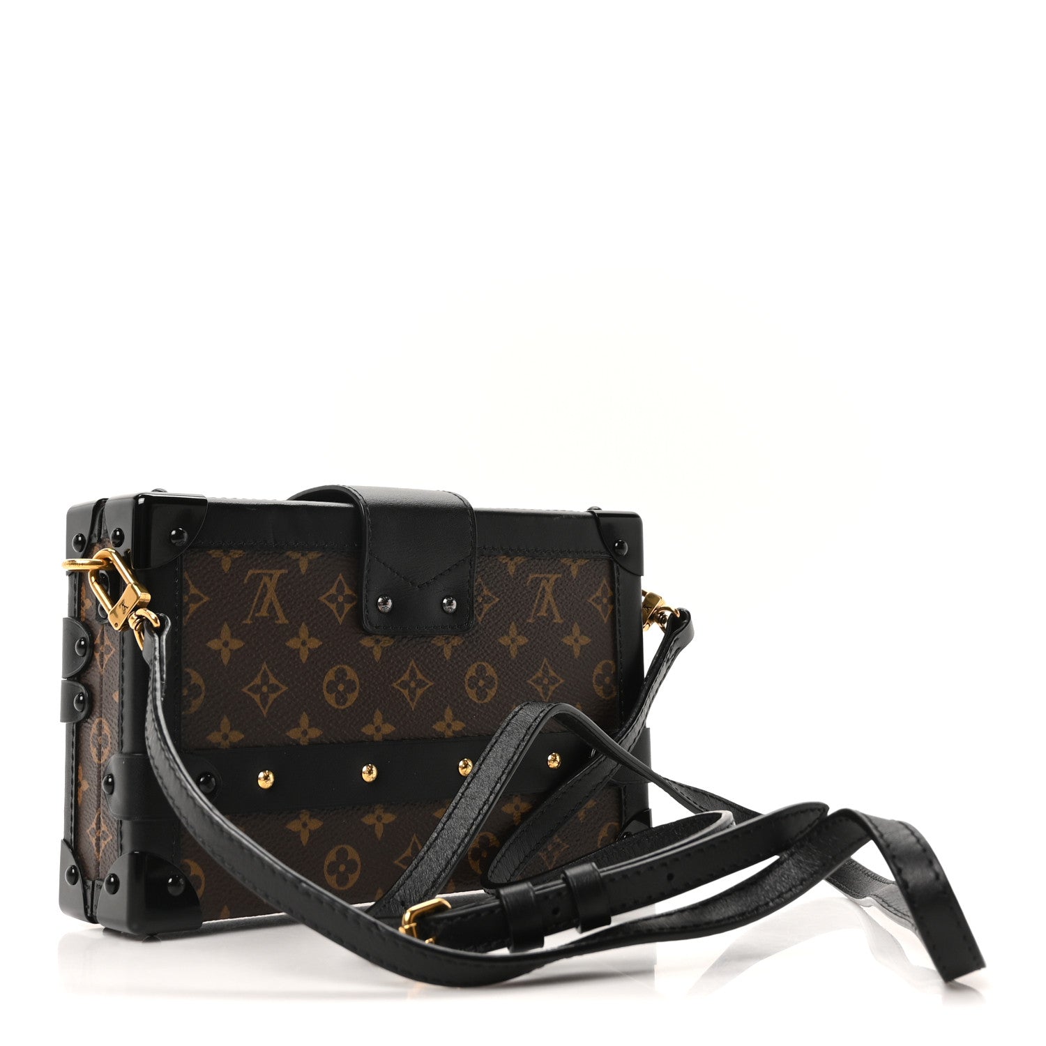 Louis Vuitton Monogram Petite Malle Black 3 of 9