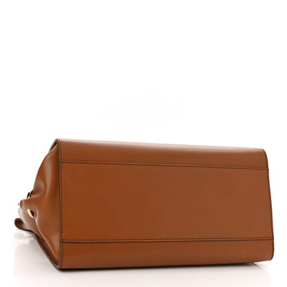Salvatore Ferragamo Calfskin Large Sofia Shoulder Bag Brown 4 of 9