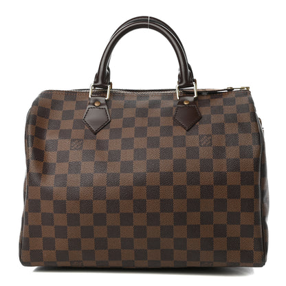 Louis Vuitton Damier Ebene Speedy 30 1 of 10
