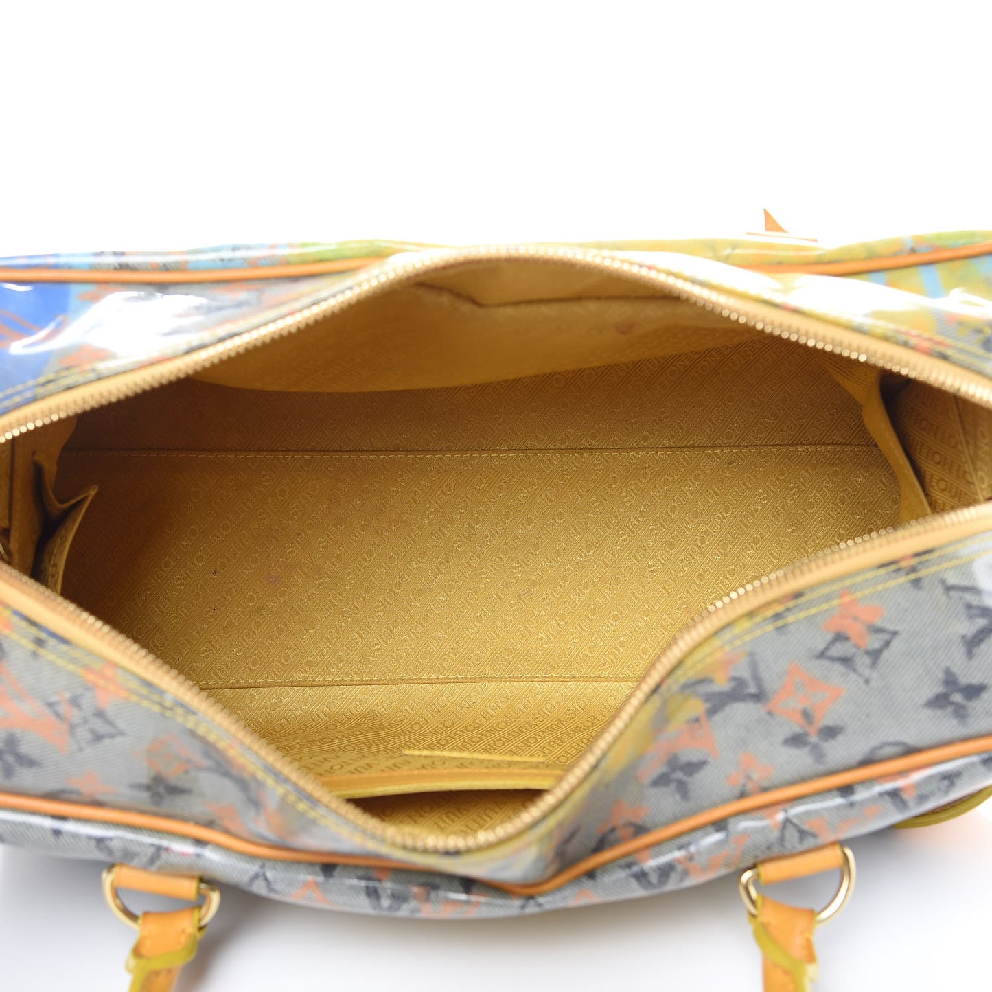 Monogram Pulp Defile Weekender PM Yellow