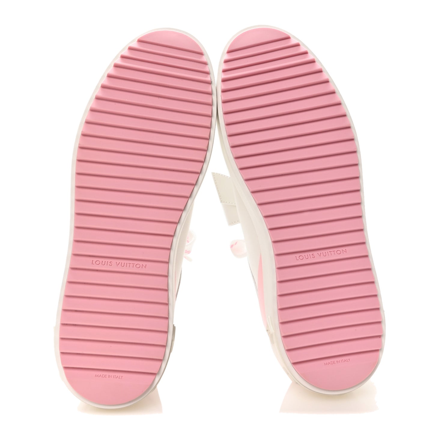 Calfskin Time Out Bow Sneakers 41 White Pink
