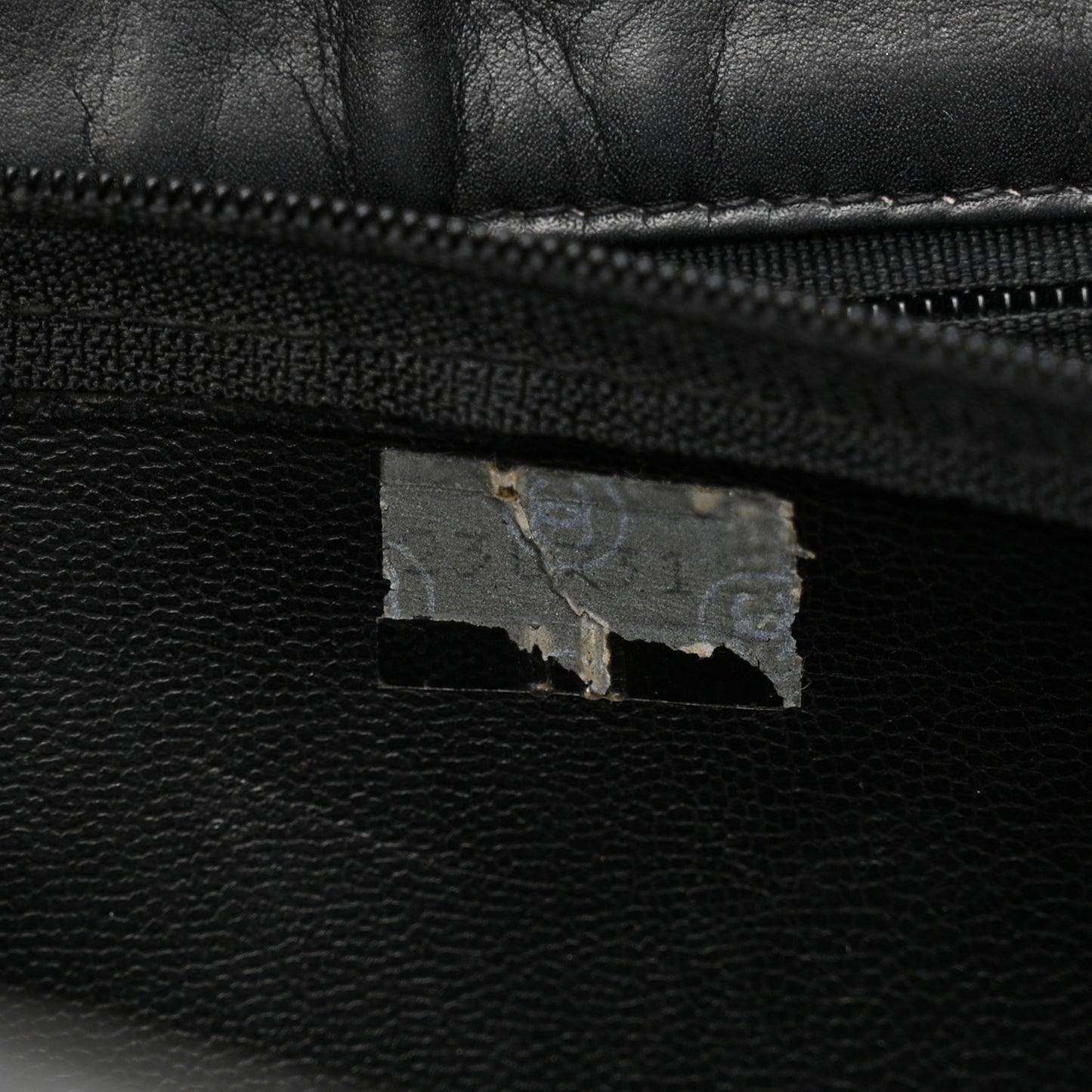 Lambskin Quilted Shoulder Bag Black