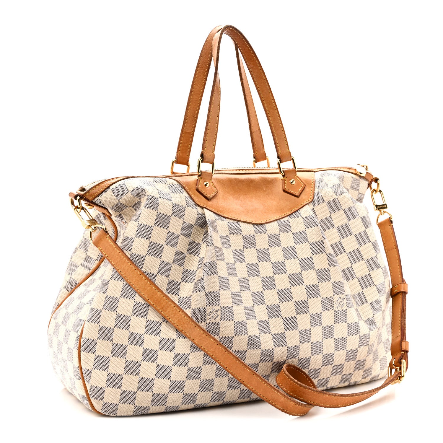 Louis Vuitton Damier Azur Siracusa PM 3 of 9