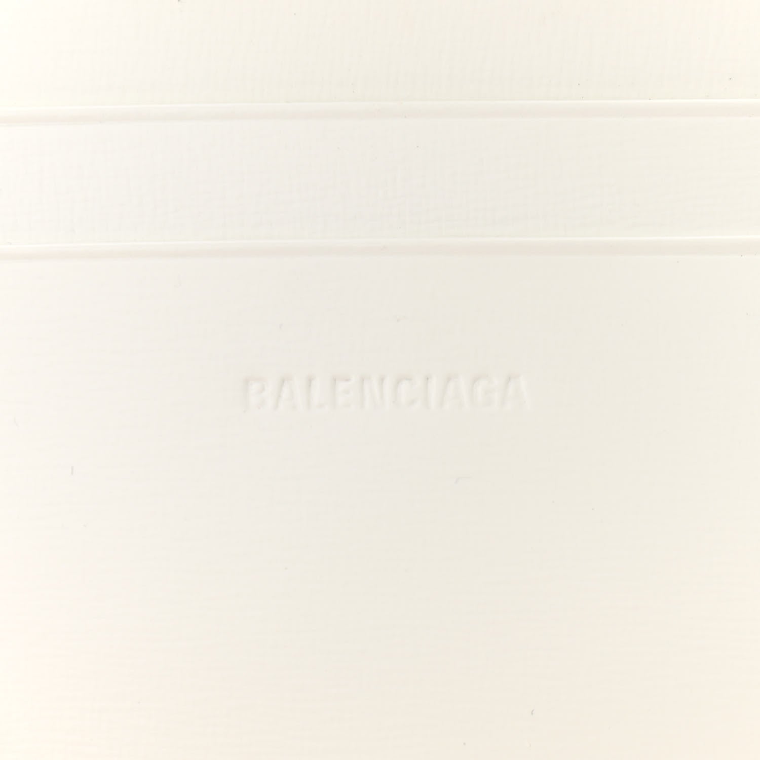 Balenciaga Calfskin Card Holder Crossbody Bag White 6 of 10