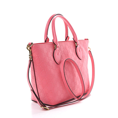 Gucci Guccissima Small Zippered Bucket Tote Flush 2 of 9