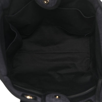 Chanel Canvas Medium Deauville Tote Black 5 of 11