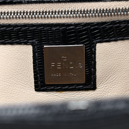 Fendi Lizard Satchel Black 6 of 13